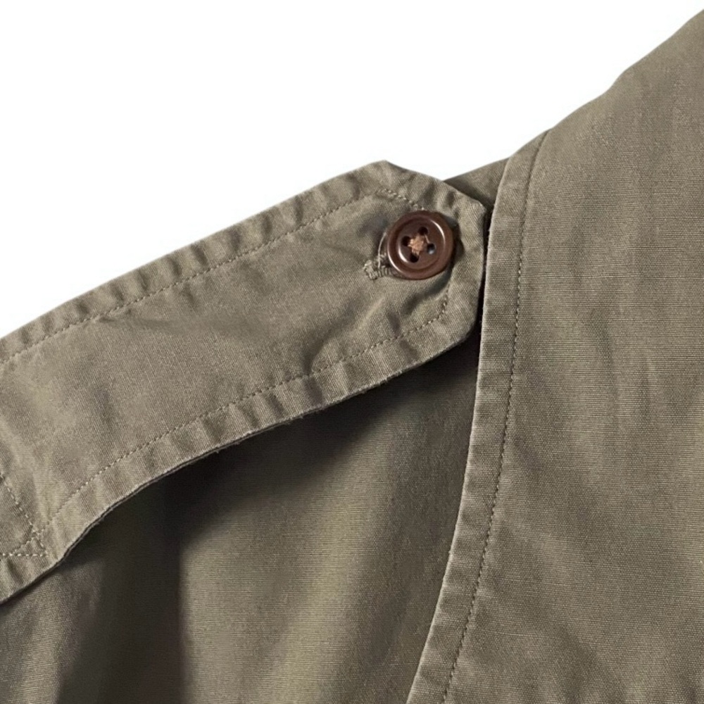 Polo Ralph Lauren Men’s Military Utility Shirt L Short Sleeve Khaki Green Safari - Picture 3 of 9